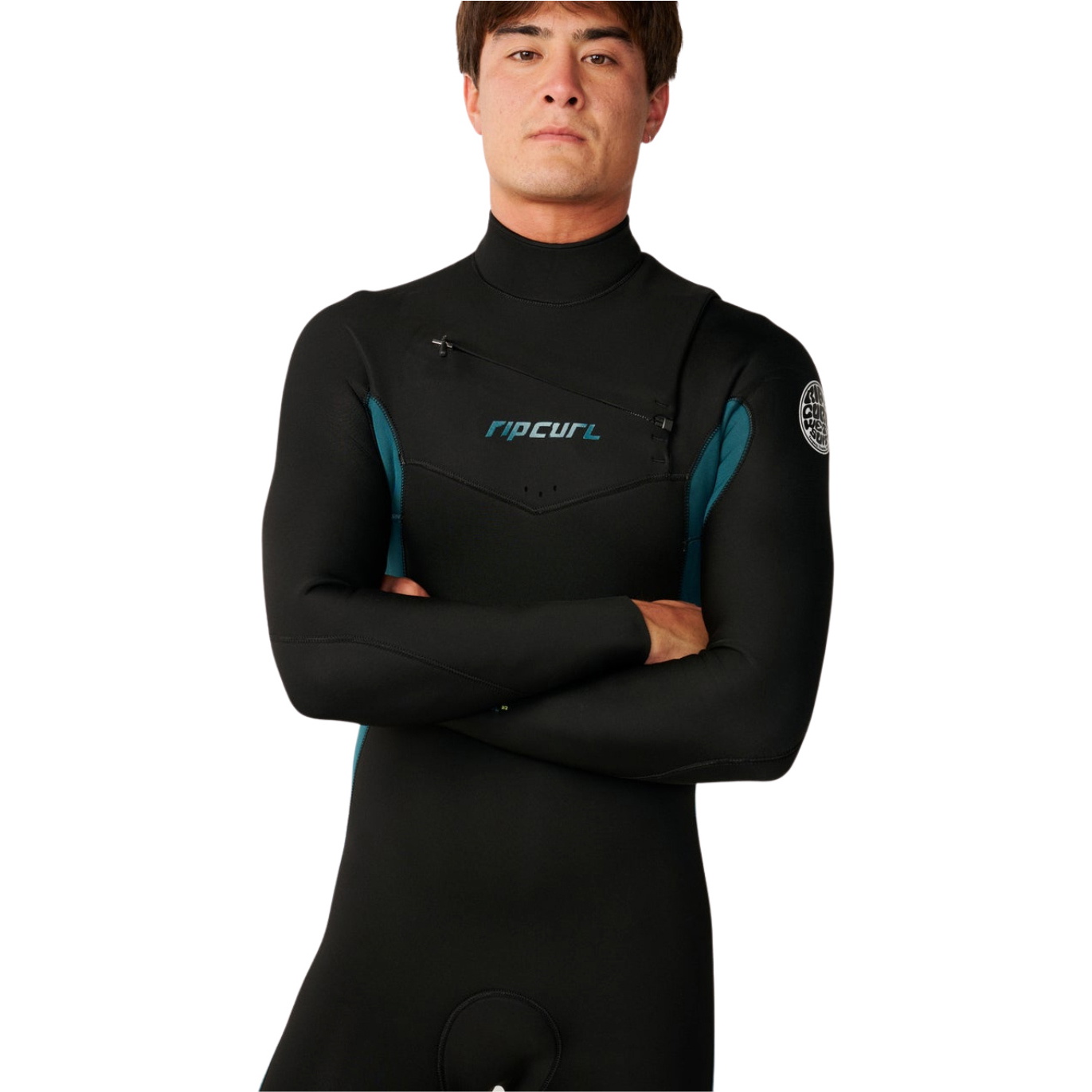 2026 Rip Curl Hommes Dawn Patrol 4/3mm Chest Zip Combinaison N&eacute;opr&egrave;ne 16QMFS - Green